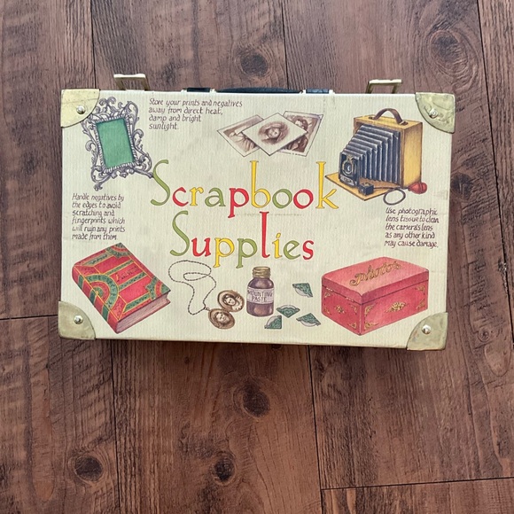 Other - Scrapbook Supplies 12”x8” - 5 smaller interior boxes. Additional supplies.